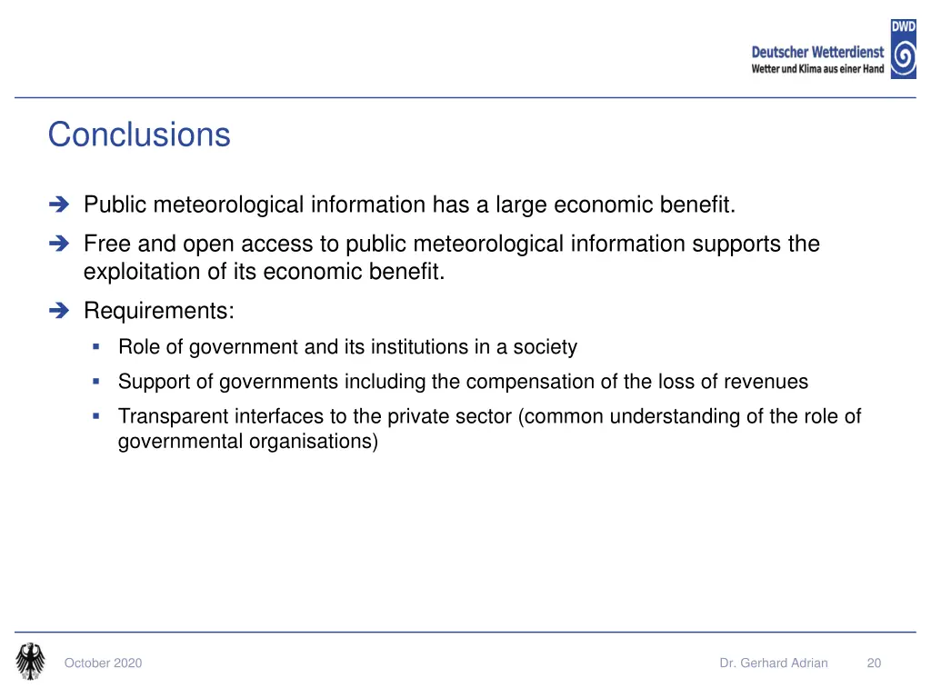 conclusions