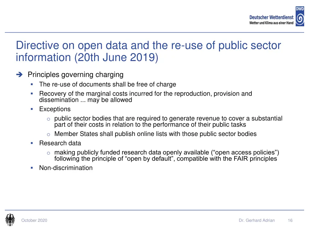 directive on open data and the re use of public 1