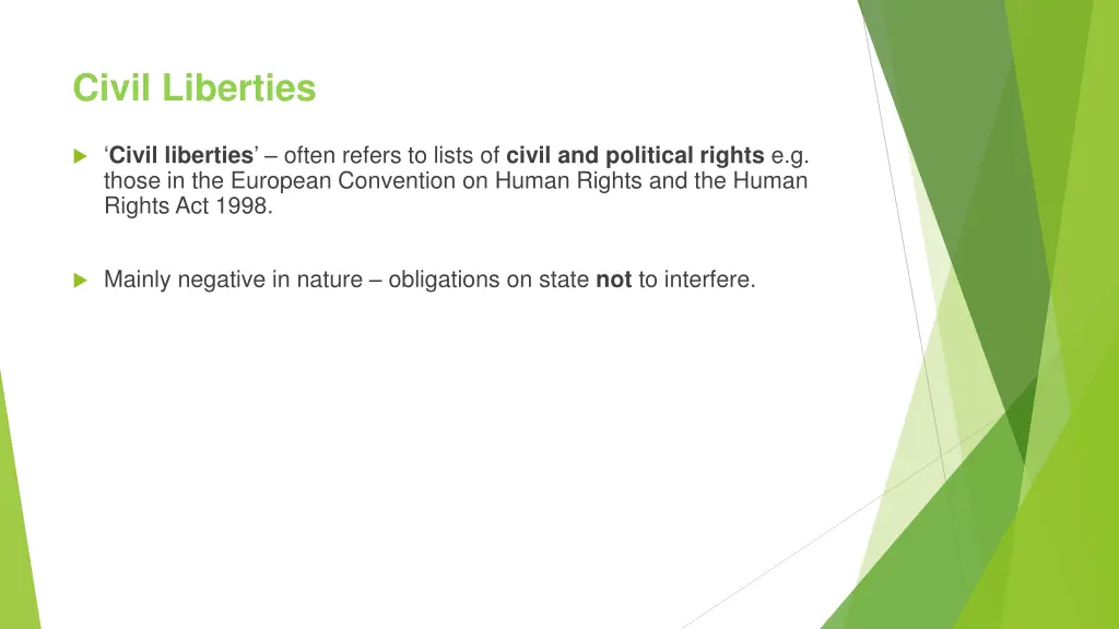 civil liberties