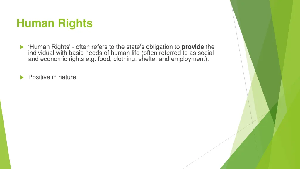 human rights
