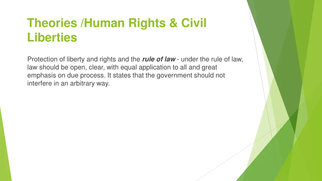 theories human rights civil liberties 4