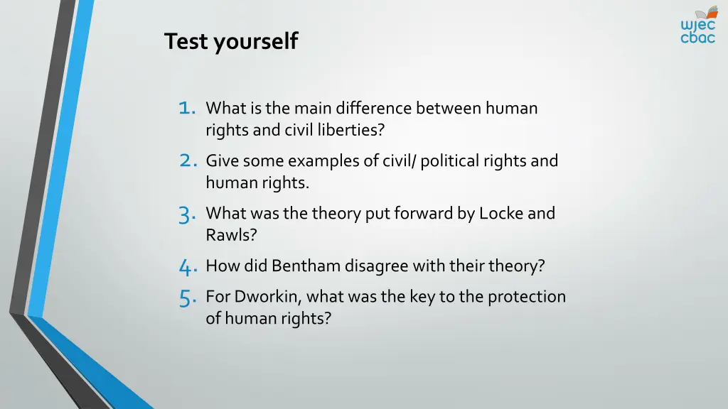 test yourself