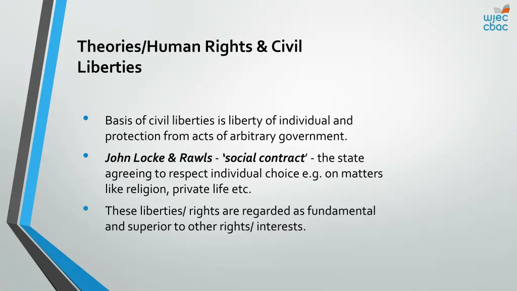 theories human rights civil liberties