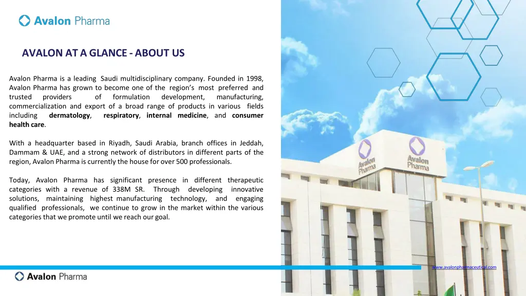avalon at a glance about us
