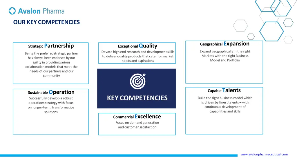 our key competencies