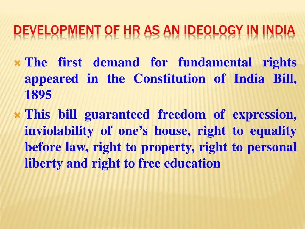 development of hr as an ideology in india