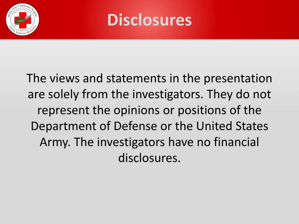 disclosures