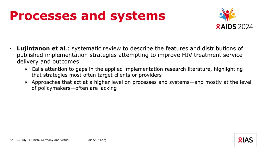 processes and systems