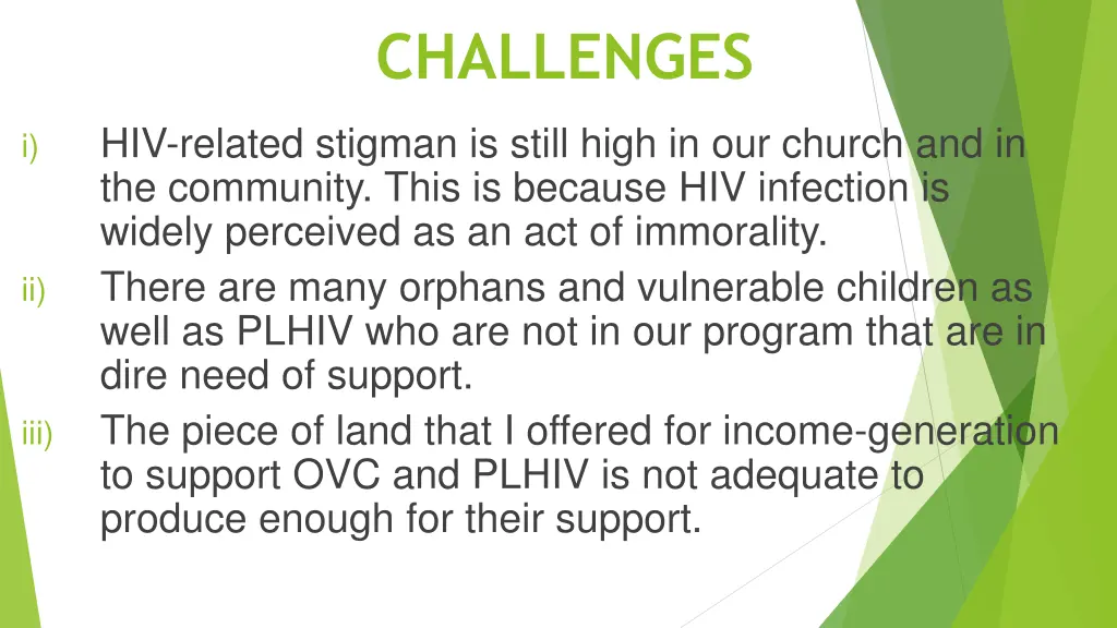 challenges