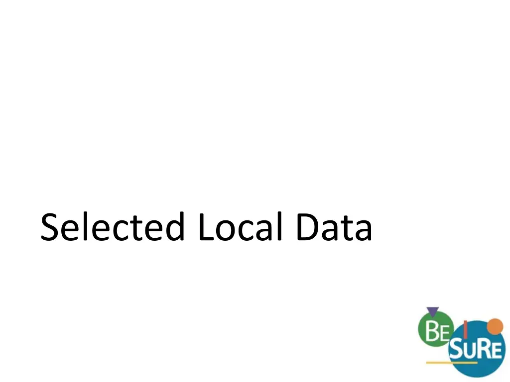 selected local data