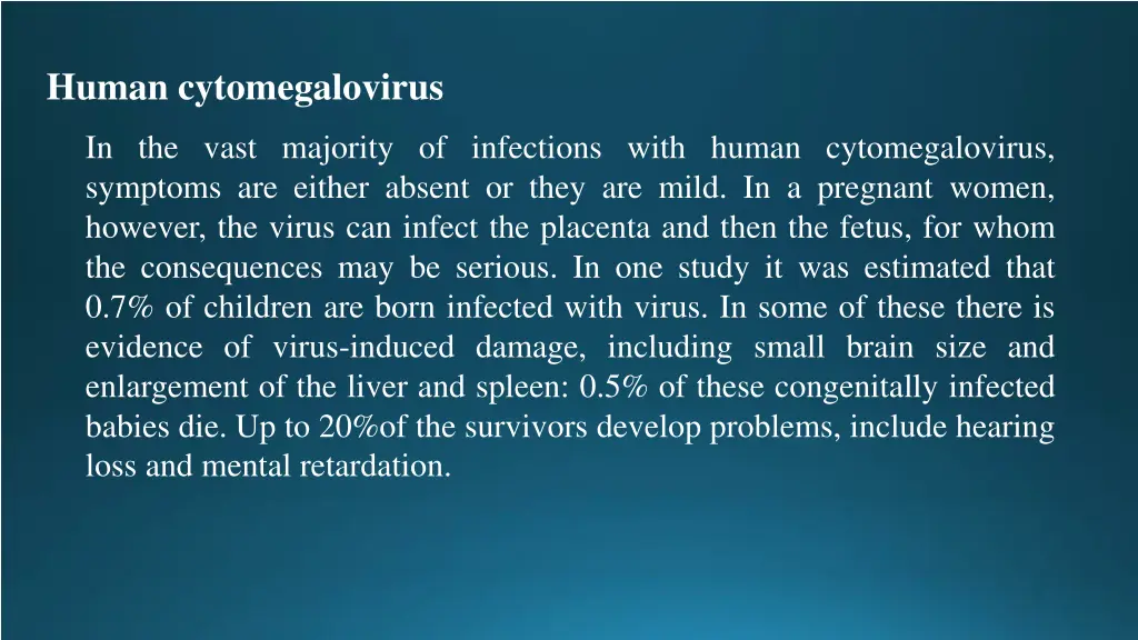 human cytomegalovirus