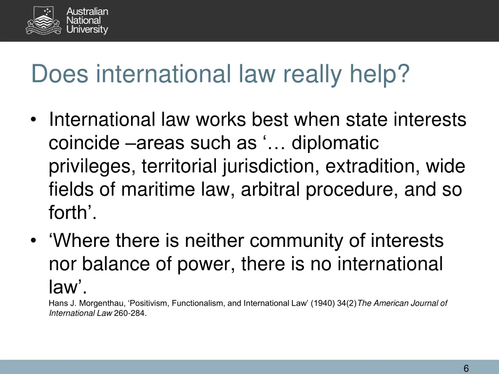 does international law really help