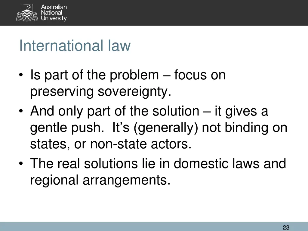 international law