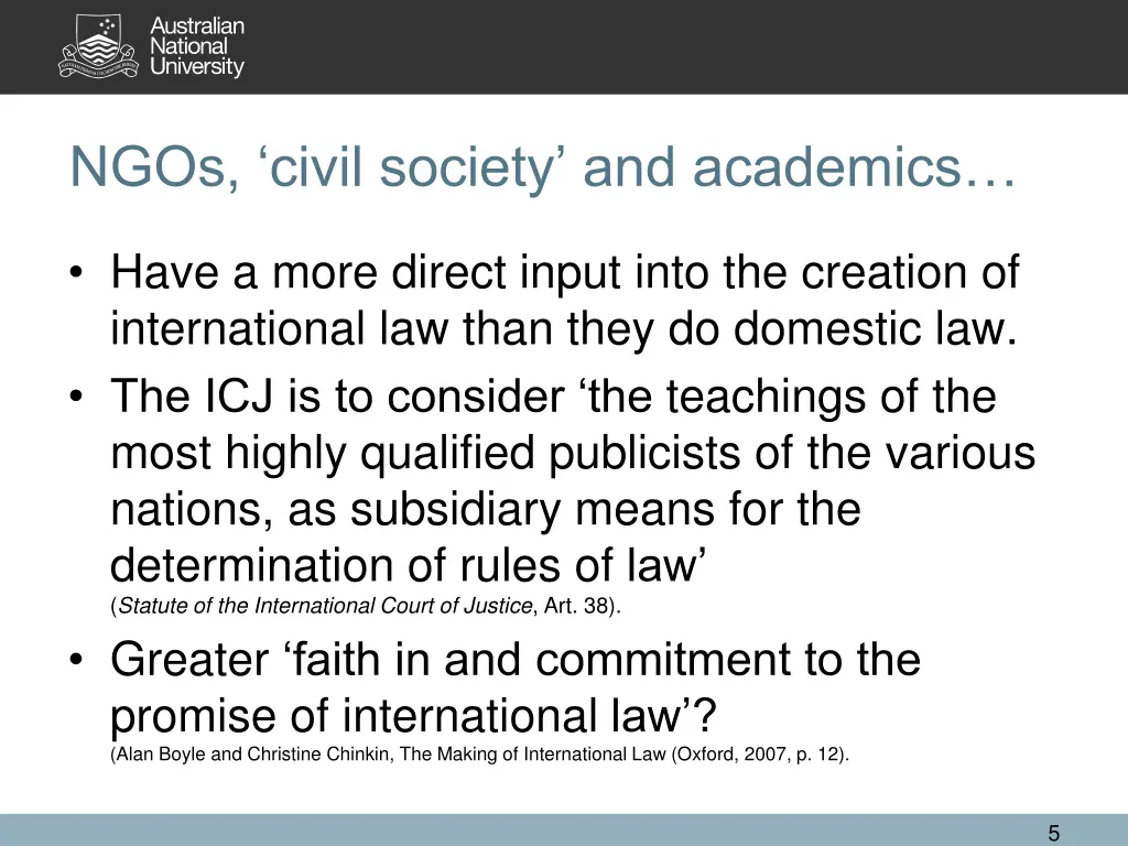 ngos civil society and academics