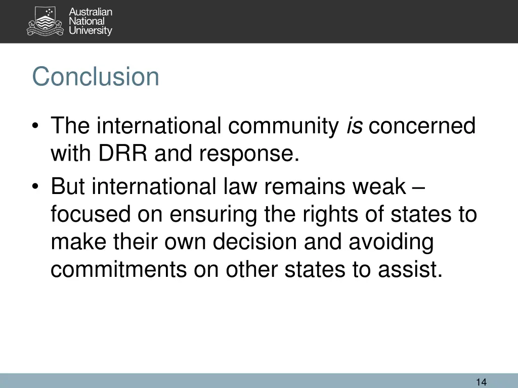 conclusion