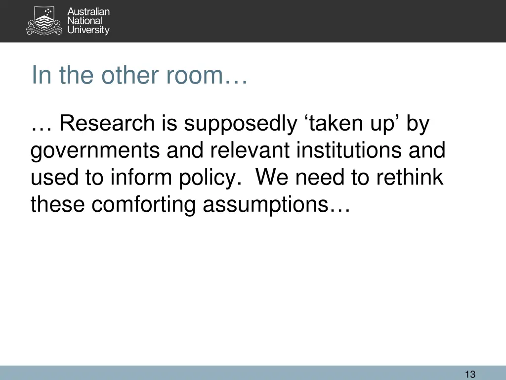 in the other room