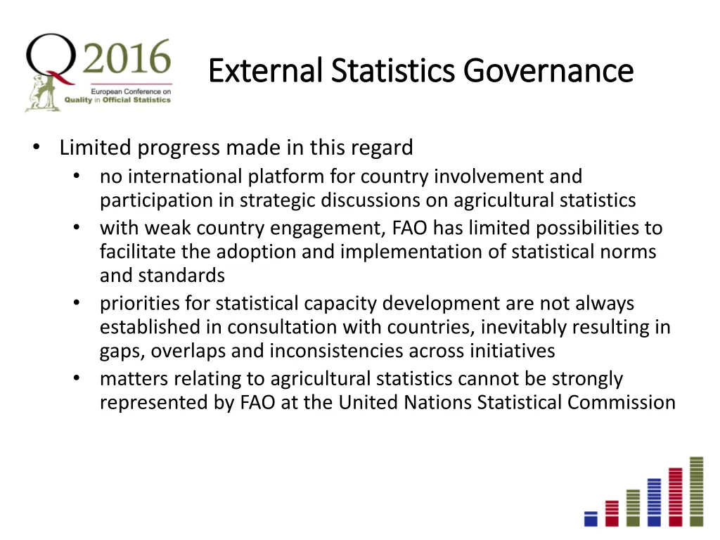 external statistics governance external