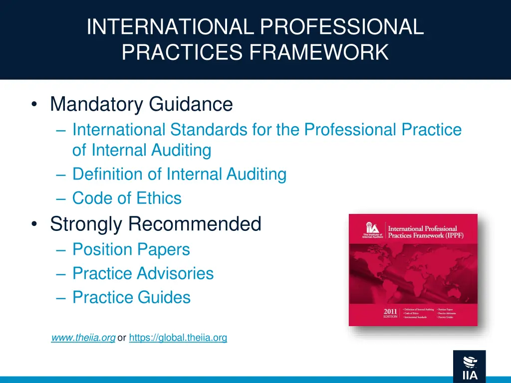 international professional practices framework