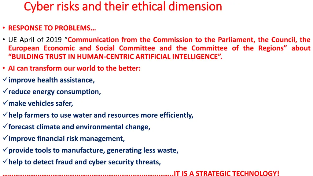 cyber risks and their ethical dimension cyber