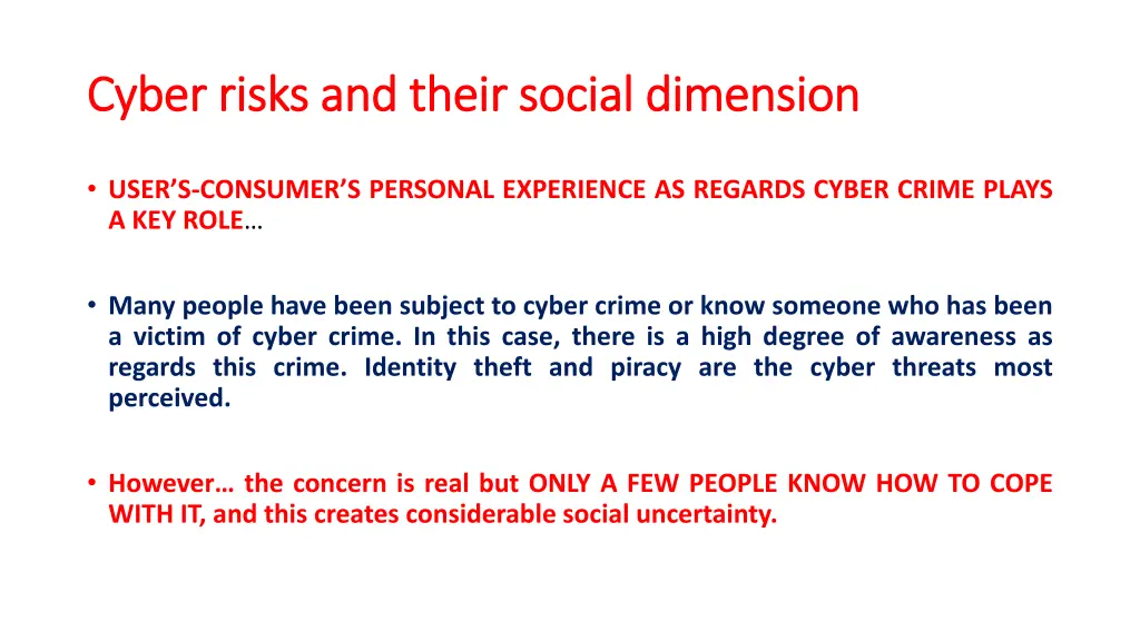 cyber risks and their social dimension cyber 2