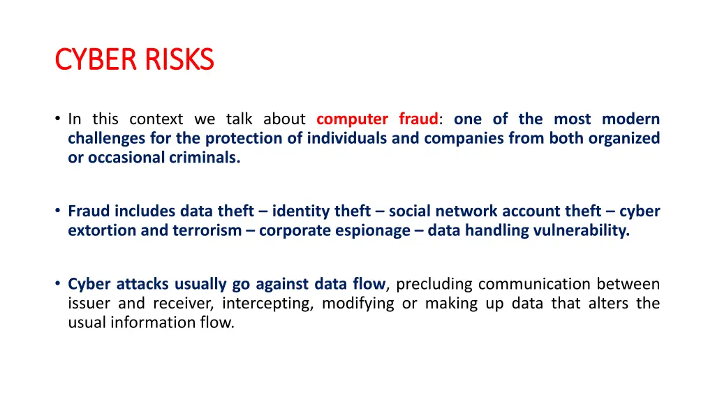 cyber risks cyber risks 1