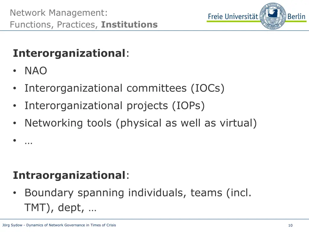 network management functions practices 1