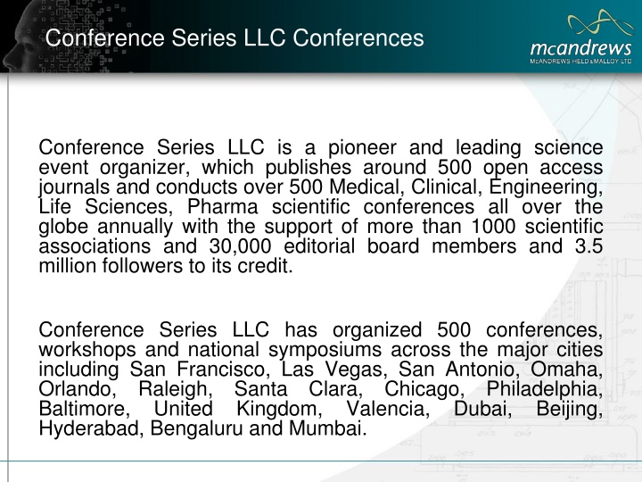 conference series llc conferences
