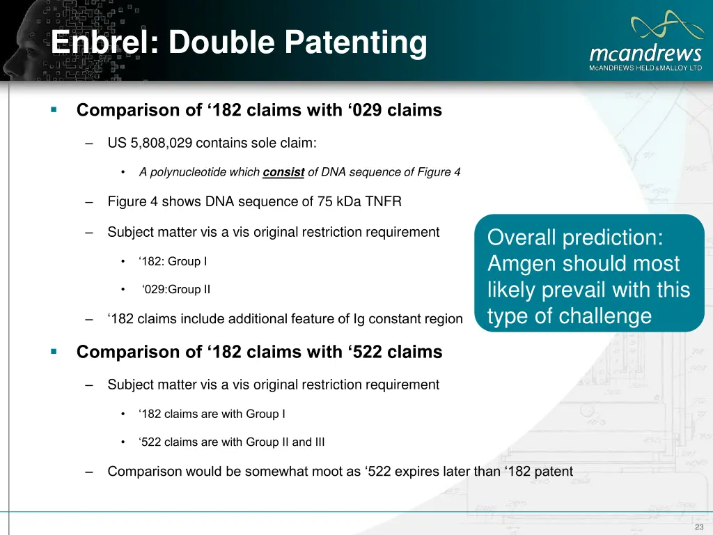 enbrel double patenting 7