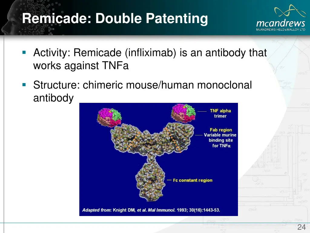 remicade double patenting