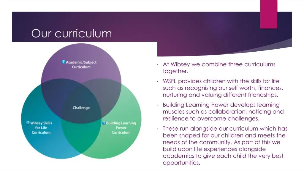 our curriculum