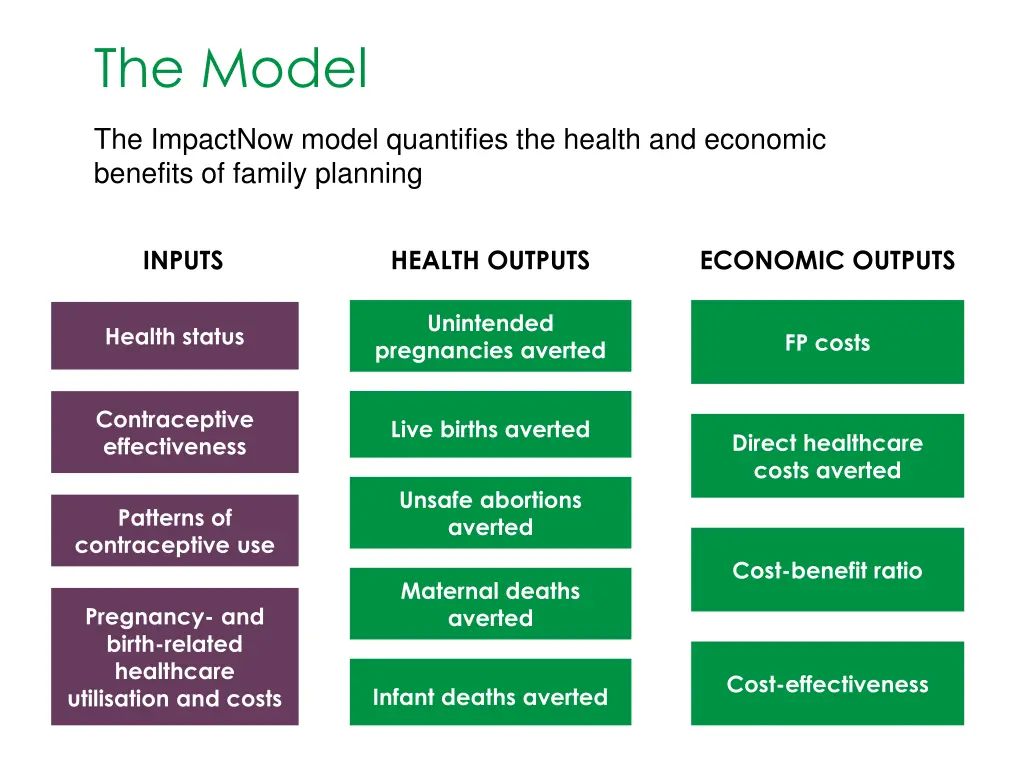 the model