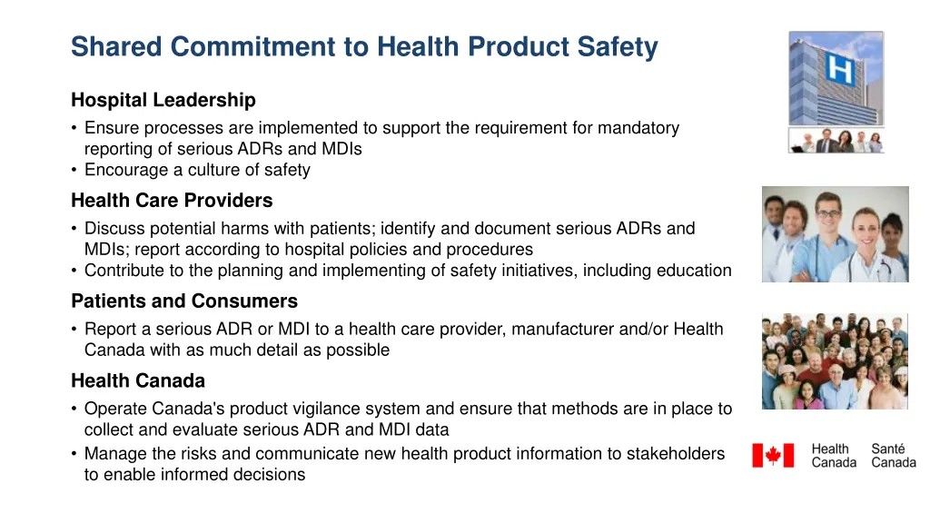 shared commitment to health product safety 1