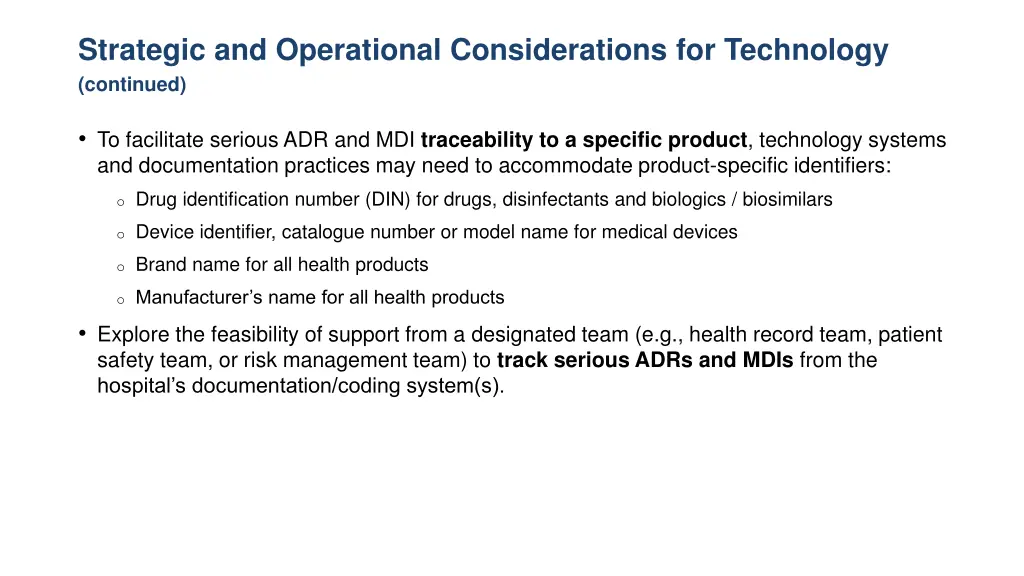 strategic and operational considerations 1
