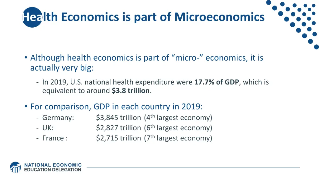 health economics is part of microeconomics