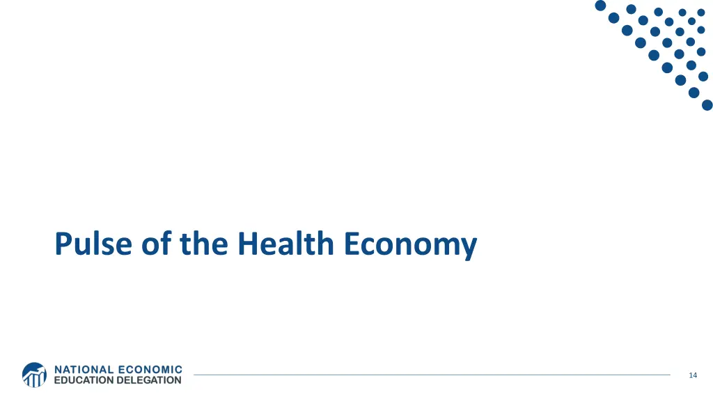 pulse of the health economy