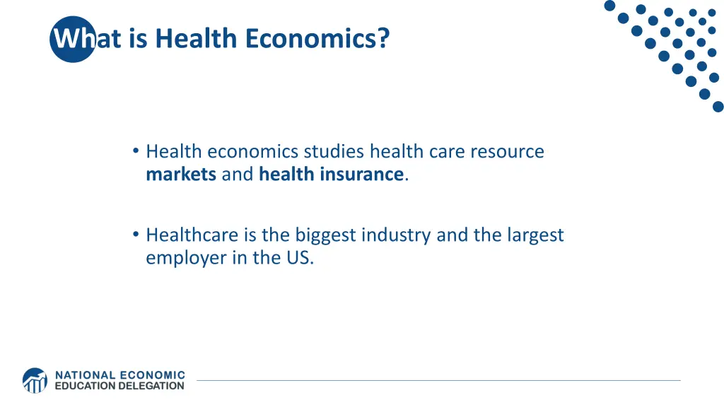 what is health economics