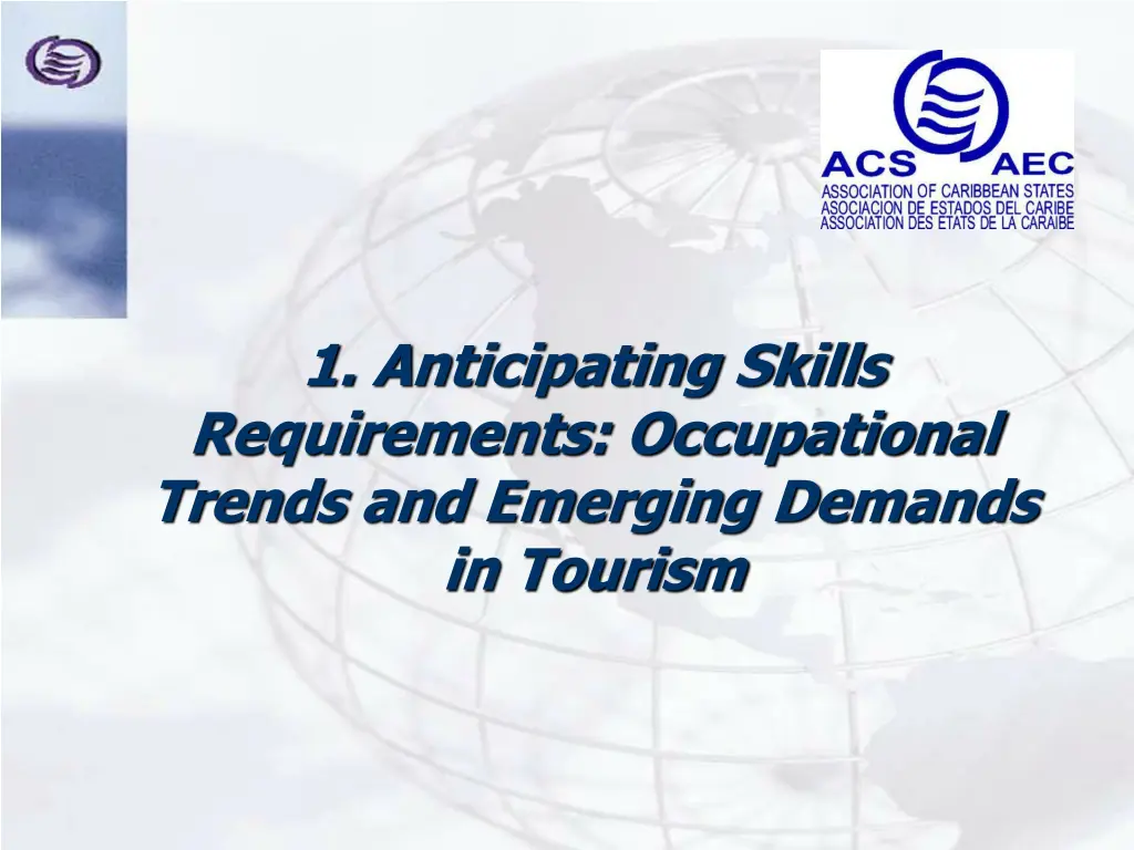 1 anticipating skills requirements occupational