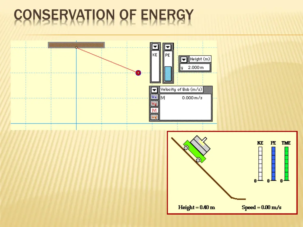 conservation of energy