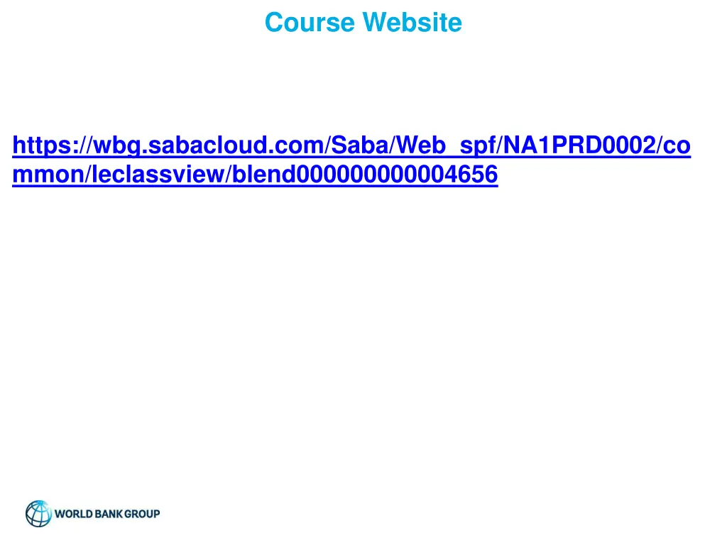 course website