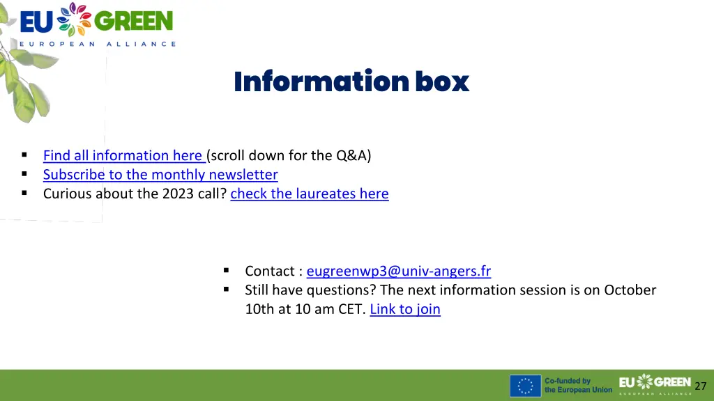 information box