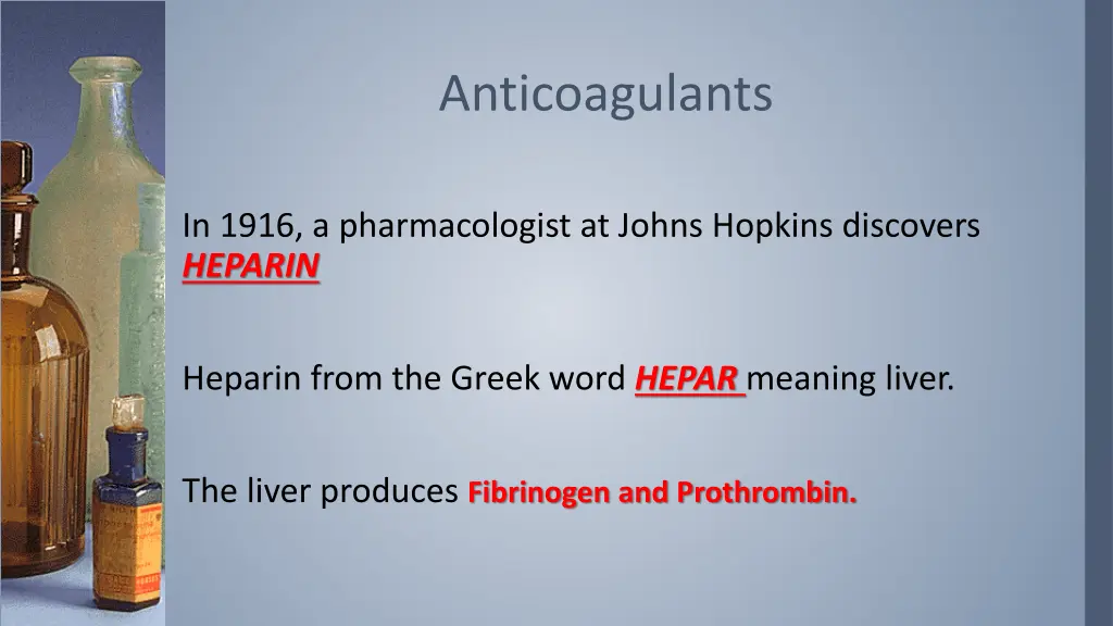 anticoagulants 13