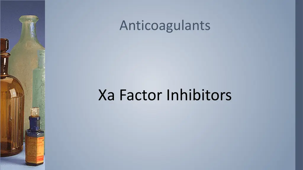 anticoagulants 17