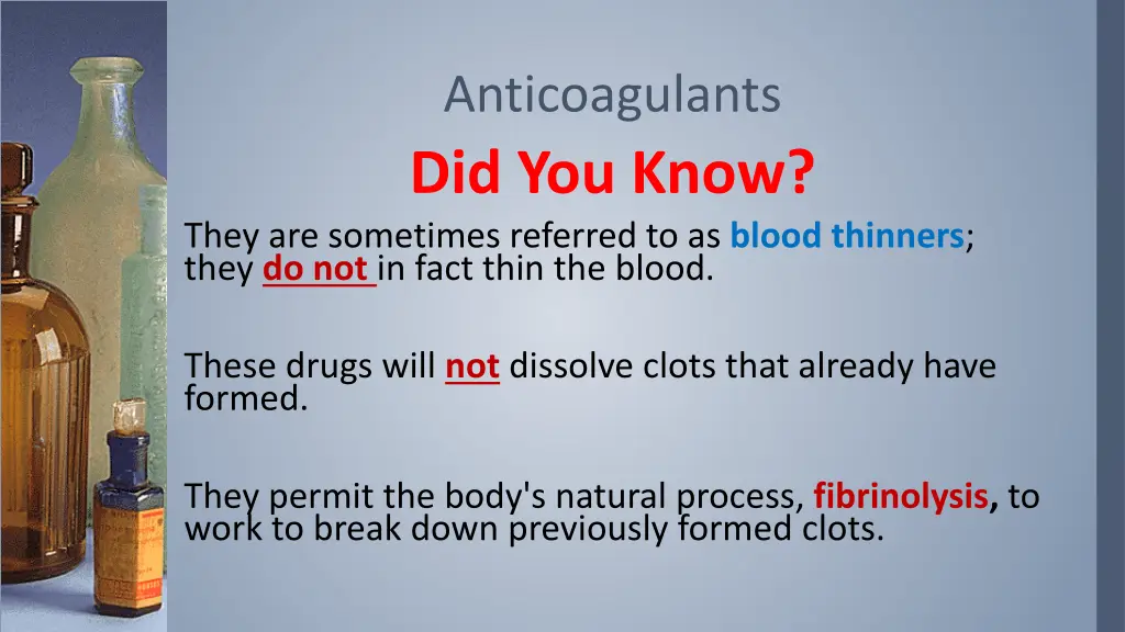 anticoagulants 3