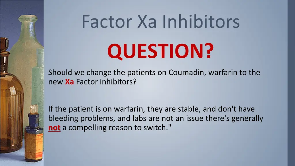 factor xa inhibitors 3
