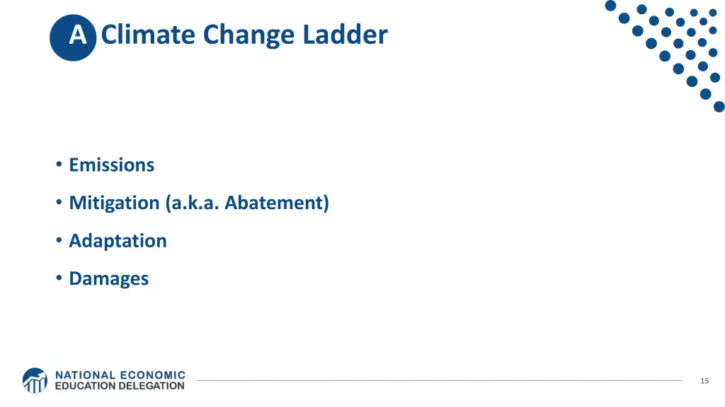 a climate change ladder