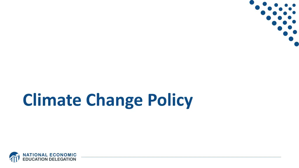climate change policy