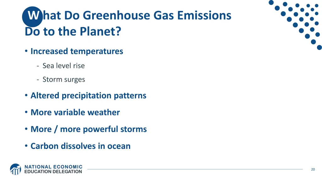 w hat do greenhouse gas emissions do to the planet