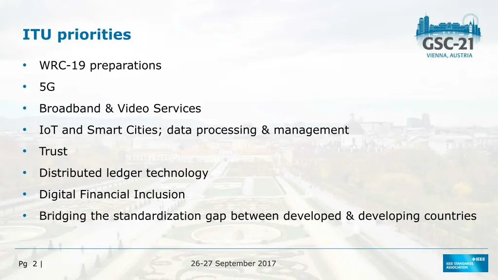 itu priorities