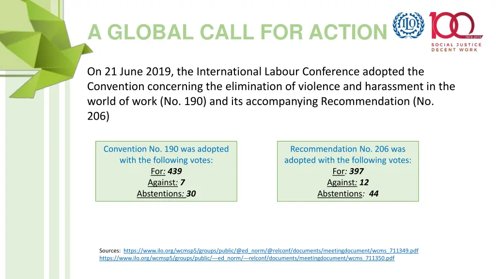 a global call for action