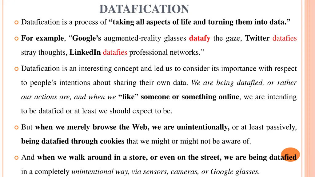 datafication